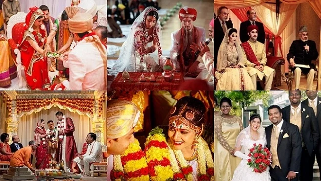 Diverse Indian Religion Wedding