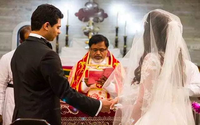 Christian Indian wedding